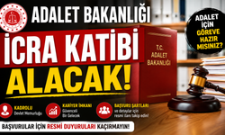 Adalet Bakanlığı İcra Katibi Alacak