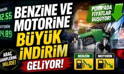 Benzine ve motorine büyük indirim geliyor