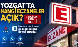 Bugün Yozgat'ta Hangi Eczaneler Açık? İşte 2 Haziran 2026 Nöbetçi Eczane Listesi