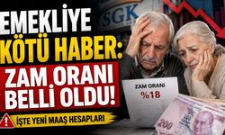 Emekliye Kötü Haber: Zam Oranı Belli Oldu!