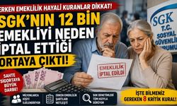 Erken Emeklilik Hayali Kuranlar Dikkat! SGK'nın 12 Bin Emekliyi Neden İptal Ettiği Ortaya Çıktı