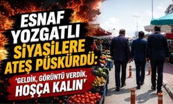 Esnaf Yozgatlı Siyasilere Ateş Püskürdü: ‘Geldik, Görüntü Verdik, Hoşça Kalın’
