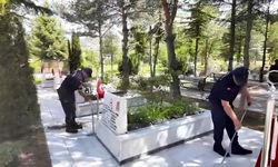 Jandarma ve Belediye El Ele Verdi! Yozgat Şehitliği Baştan Sona Yenilendi