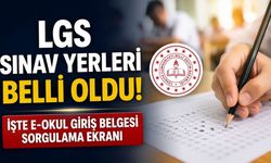 LGS Sınav Yerleri Belli Oldu! İşte e-Okul Giriş Belgesi Sorgulama Ekranı