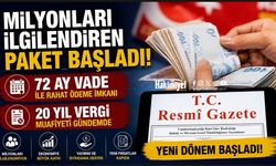 Milyonları ilgilendiren paket başladı: 72 ay vade ve 20 yıl vergi muafiyeti gündemde