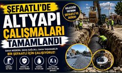 Şefaatli'de Altyapı Çalışmaları Tamamlandı