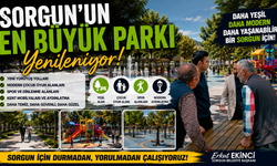 Sorgun’un En Büyük Parkı Yenileniyor