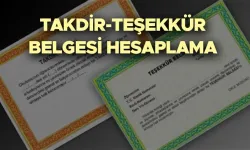 TAKDİR TEŞEKKÜR HESAPLAMA 2026 | Takdir ve Teşekkür Belgesi Kaç Puanla Alınır? (5-6-7-8-9-10-11-12. Sınıf)