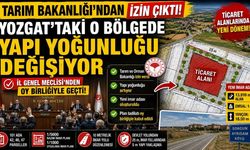 Tarım Bakanlığı'ndan İzin Çıktı! Yozgat'taki O Bölgede Yapı Yoğunluğu Değişiyor