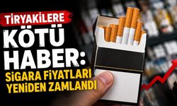 Tiryakilere Kötü Haber: Sigara Fiyatları Yeniden Zamlandı