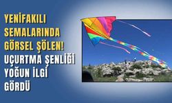 Yenifakılı Semalarında Görsel Şölen! Uçurtma Şenliği Yoğun İlgi Gördü