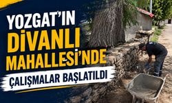 Yozgat'ın Divanlı Mahallesi'nde Çalışmalar Başlatıldı