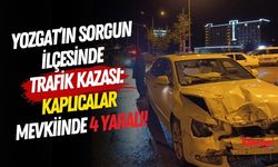 Yozgat’ın Sorgun İlçesinde Trafik Kazası: Kaplıcalar Mevkiinde 4 Yaralı!