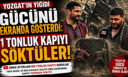 Yozgat'ın Yiğidi Gücünü Ekranda Gösterdi: 1 Tonluk Kapıyı Söktüler