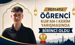 Yozgatlı Öğrenci Kur'an-ı Kerim Yarışmasında Birinci Oldu