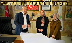 Yozgat'ta Belde Belediye Başkanı Arı Gibi Çalışıyor
