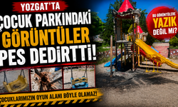 Yozgat'ta Çocuk Parkındaki Görüntüler Pes Dedirtti