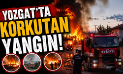Yozgat'ta Korkutan Yangın!