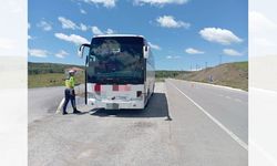 Yozgat'ta Otobüs Sürücüleri Jandarmadan Tam Not Aldı