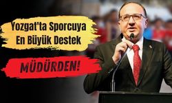 Yozgat'ta Sporcuya En Büyük Destek Müdürden!