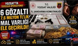 Yozgat’ta Tefecilik Operasyonu: 6 Gözaltı, 7,6 Milyon TL’lik Mal Varlığı Ele Geçirildi