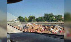 Tabelaya Çarpan Tırın Kapattığı Eskişehir-Ankara Yolu Açıldı