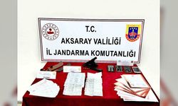 11 Milyonluk Vurguna Jandarma Darbesi: Aksaray’da Senet ve Silah Ele Geçirildi
