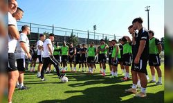 Beşiktaş Midtjylland mesaisine başladı: İlk antrenmanda Italiano'nun taktik detayı