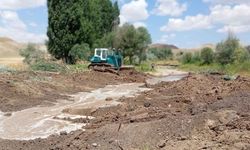 Yozgat Dayılı Köyü Dere Yatağında Düzenleme Çalışmaları Sürüyor