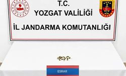 Yozgat İl Jandarması Araçta 10,2 Gram Esrar Ele Geçirdi