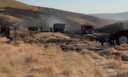 Yozgat'ta 150 Dönüm Arazi Kül Oldu, Bir TIR Alevlere Teslim Oldu