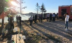 Yozgat’ta Hareketli Saatler! Bahçeden Yükselen Alevler Panik Yarattı