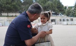 Yozgat'ta Kayıp Aybüke'yi Bulan Jandarmaya Duygulandıran Teşekkür Ziyareti