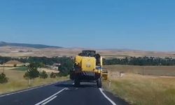Yozgat'ta Biçerdöver Jandarma Radarına Takıldı