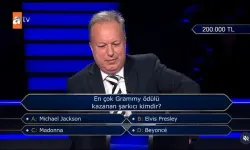 Kim Milyoner Olmak İster'de müzik sorusu: En çok Grammy ödülü kazanan şarkıcı kimdir?