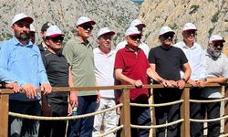Fuat Oktay, Kazankaya Kanyonu'nda İncelemelerde Bulundu
