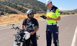 Yozgat Jandarmasından Motosiklet Sürücülerine Uyarı!