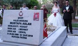 Yozgat’ta Duygu Dolu Anlar! Şehit Mustafa Aslan’ın Oğlu Evlenirken Babasını Unutmadı