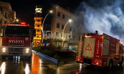 Yozgat’ta Gece Yarısı Korkutan Yangın! Lise Caddesi’ni Duman Kapladı