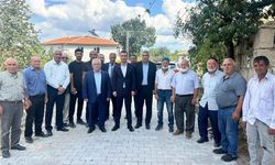 Sarıkaya Ramadanlı Köyü’nde Kilit Parke Çalışmaları Yerinde İncelendi