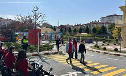 Çayıralan'da Miniklere Trafik Bilinci Aşılanıyor