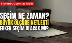 SEÇİM NE ZAMAN? Mehmet Uçum'dan 'büyük ölçüde netleşti' açıklaması: Seçim hangi ayda yapılacak, erken seçim olacak mı?