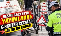 Resmi Gazete’de Yayımlandı: E-Skuter Cezaları Artık Bu Kadar