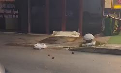 Yozgat’ta Pes Dedirten Olay! Apartmandan Cam Dolu Poşet Attılar