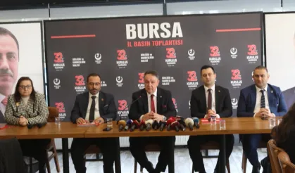 BBP 32'nci yılında Bursa'da gazetecilerle buluştu