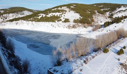 Yozgat’ta Soğuk Rekoru: Göletler Dondu