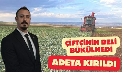 Yozgat'ta İl Başkanı: Çiftçinin Beli Bükülmedi, Adeta Kırıldı