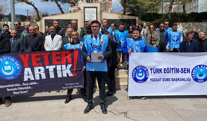 Yozgat'ta Eğitim Sendikası Şanlıurfa'daki Okul Saldırısını Kınadı