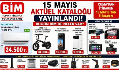 BİM 15 Mayıs Aktüel Kataloğu Yayınlandı! Bugün BİM'de Neler Var?