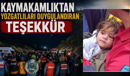 Kaymakamlıktan Yozgatlıları Duygulandıran Teşekkür
